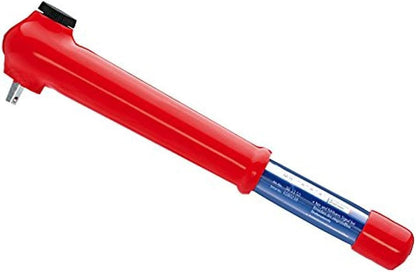 Knipex Insulated Torque Wrench, 5-50 Nm, 3/8" Square Drive