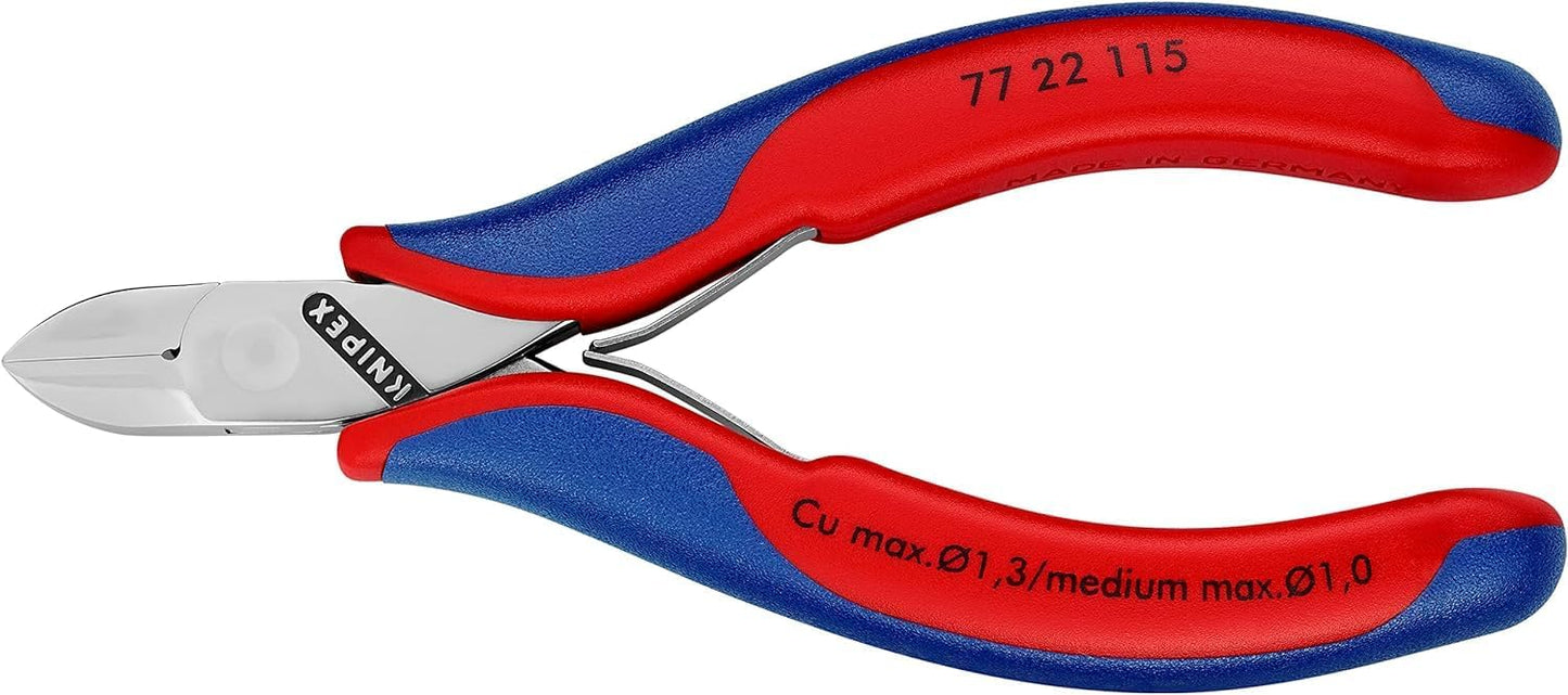 KNIPEX Tools 77 22 115 Electronics Diagonal Cutter, 4.5-Inch