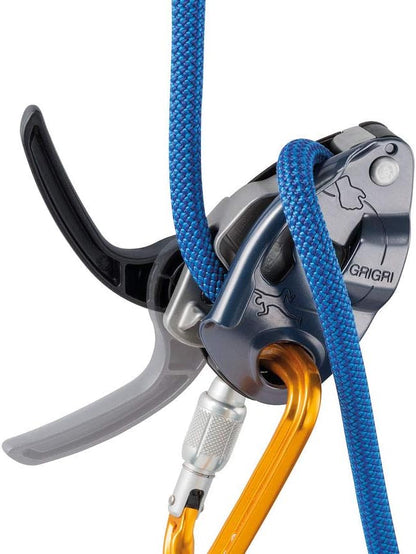 PETZL GRIGRI Belay Device - Belay Device with Cam-Assisted Blocking for Sport, Trad, and Top-Rope Climbing