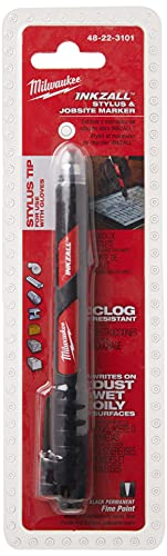 Milwaukee 48-22-3101 Inkzall Stylus and Marker, Fine, Black