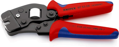 KNIPEX Tools 97 53 08 Self-Adjusting Crimping Pliers for End Sleeves