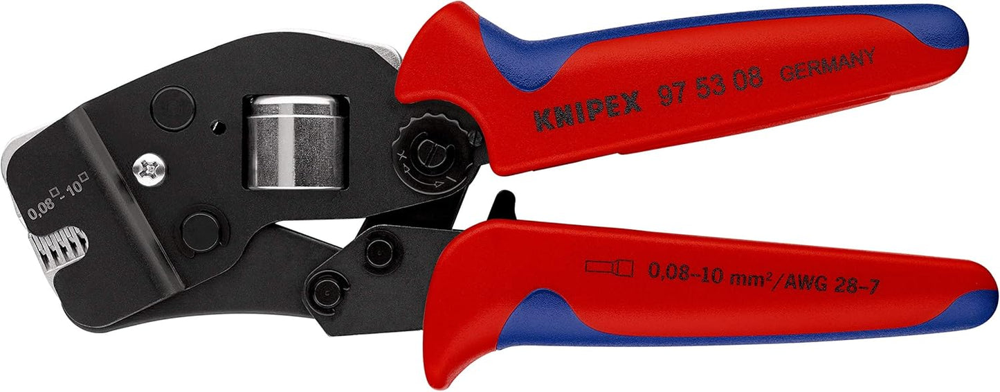 KNIPEX Tools 97 53 08 Self-Adjusting Crimping Pliers for End Sleeves